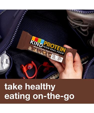KIND Almond Butter Dark Chocolate Protein Bars - Gluten Free, 12g Protein - Buy Online on GoSupps.com