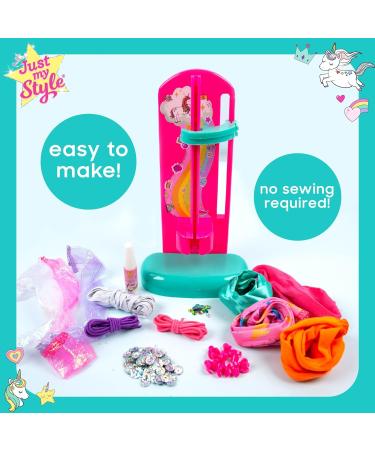 DIY Scrunchie Maker Kit with Gemstones - Design Colorful Satin Hair Bands - Horizon Group USA - Buy Online on GoSupps.com