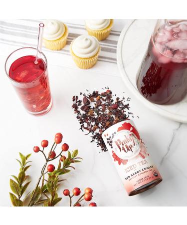 Pinky Up Red Berry Cooler Loose Leaf Iced Tea - Rooibos Herbal Tea Blend | Naturally Calorie Free | 3.0 oz Tin | 25 Servings - Buy Online on GoSupps.com