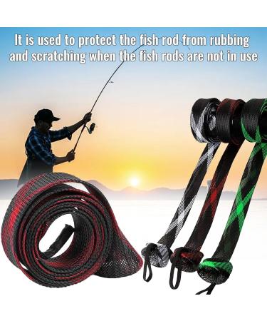 3-Piece Fishing Rod Protective Cover Braided Network for Fly Spinning & Casting Rods | Durable International Shipping - Buy Online on GoSupps.com