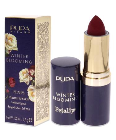 PUPA Milano Winter Blooming Petalips Lipstick 018 Ruby Rose - Lightweight Matte Finish Delicately Scented - International Shipping Available - Buy Online on GoSupps.com