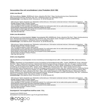 Shop Gourmet Box 1000g Lotus Mix with Biscuits & Spread | International Shipping Available - Buy Online on GoSupps.com