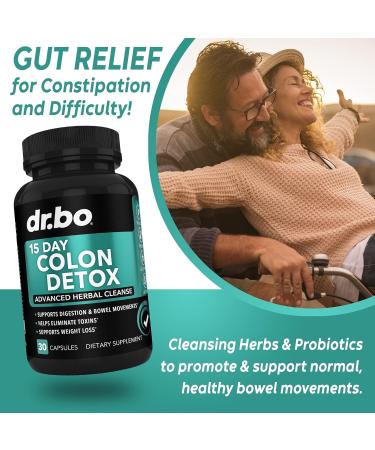 Colon Cleanse Detox & Collagen Peptides - 15 Day Colon Cleanse Pills & Probiotic - Multi Collagen for Women & Men Complex Capsules Skin Hair & Nails - Bowel Movement Supplements for Stomach Bloating - Buy Online on GoSupps.com