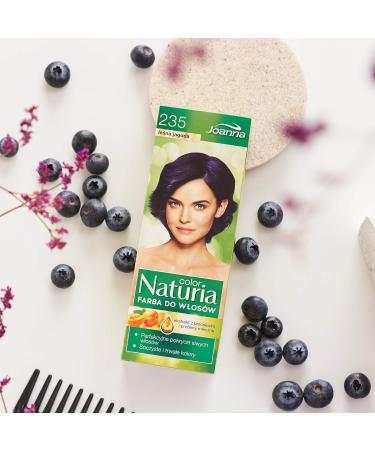 Naturia Permanent Hair Dye Cream - All The Good From Milk Proteins and Peach Extract - Premium Quality Hair Colour - For Soft and Shiny Hair - Long Lasting Hair Colour - Forest Berry - Buy Online on GoSupps.com