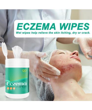 All-Natural Eczema Wipes | Fast Acting Relief with Oatmeal | Soothes Itching & Cracking | Organic Skin Protectant - Buy Online on GoSupps.com