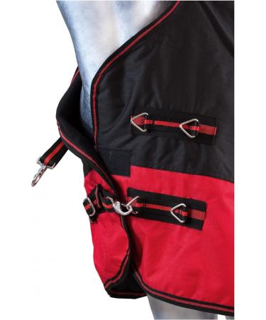 Buy RL24 High Neck Winter Pasture Blanket 600D - 100g 200g 300g Options in Black/Red | International Shipping - Buy Online on GoSupps.com