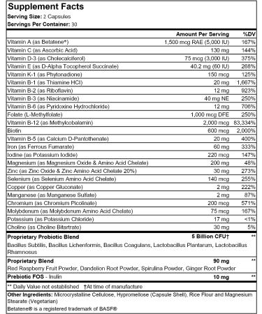 ProCare Health Bariatric Multivitamin | Prenatal | 60 Count | One Month Supply - Buy Online on GoSupps.com