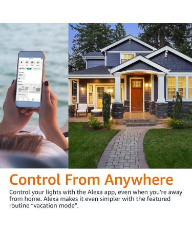 Amazon Basics Smart A19 LED Light Bulb 4-Pack - Color Changing, Wi-Fi, Alexa Compatible - 60W Equivalent, 800LM - Certified for Humans - Buy Online on GoSupps.com