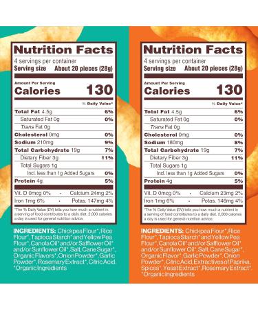 Hippeas Organic Chickpea Puffs Cheeze Variety Pack - Vegan White Cheddar & Nacho Vibes - 4 oz (Pack of 6) - Buy Online on GoSupps.com