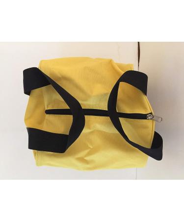 BuyBocceBalls Extra Heavy Duty Nylon Bocce Bag - Yellow with Black Handles (5 of 7) - Buy Online on GoSupps.com