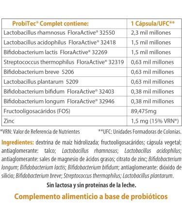 100% Natural ProbiTec Complet 30 capsules - Buy Online on GoSupps.com