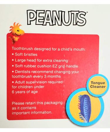 Firefly Peanuts Soft Toothbrush - Pack of 4 - Buy Online on GoSupps.com