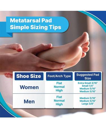 Hapad Metatarsal Pads - Foot Pain Relief Cushion for Metatarsalgia and Morton's Neuroma - Extra Small (6 Pairs) - Buy Online on GoSupps.com