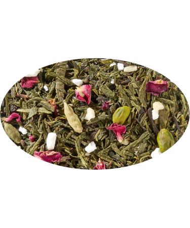 M lange de th vert avec du th noir Magic Spice (Cr me - Cardamome - Pistache) aromatis e - 100g