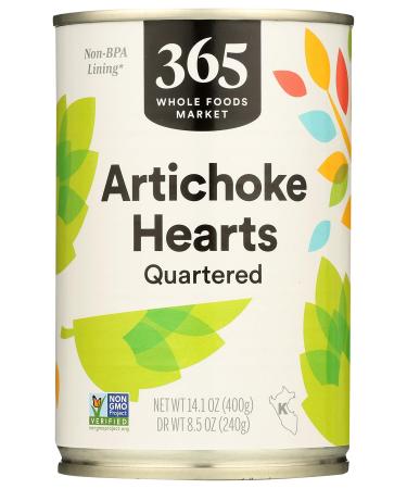 365 by Whole Foods Market, Artichoke Quarters In Water, 14.1 Ounce