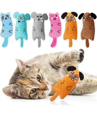 Apricitie 6-Pack Catnip Plush Toys for Cats | Soft Kitten Catnip Toys | Best Cat Toys for Playtime - Buy Online on GoSupps.com