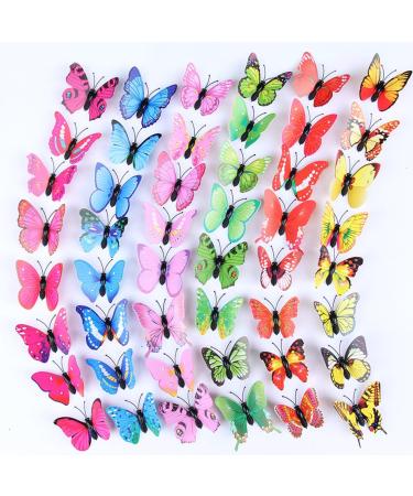 KARLOR butterflies hair clips 50 pieces 4.5cm butterfly hairpins girls butterflies hair accessories butterflies clips girls women colorful Random styles - Buy Online on GoSupps.com