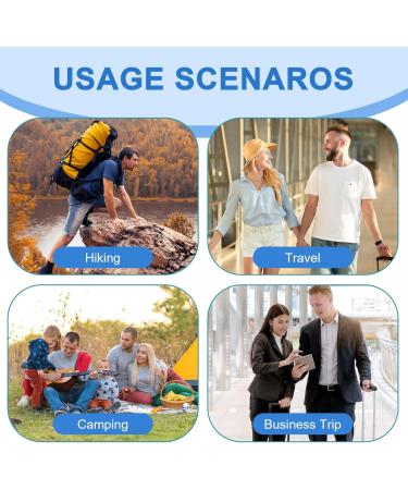 Ouligay 5-Piece Foldable Travel Toothbrush Set | Soft Bristle Portable Toothbrushes for Camping & Hiking - Buy Online on GoSupps.com