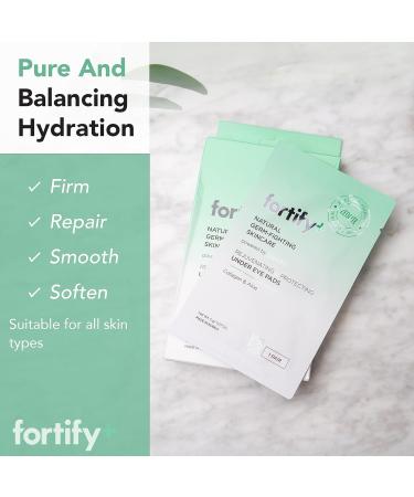 Fortify Under Eye Pads - Moisturizing & Anti-Aging | Rejuvenates Skin | Clean Beauty from Korea | 5 Pairs - Buy Online on GoSupps.com