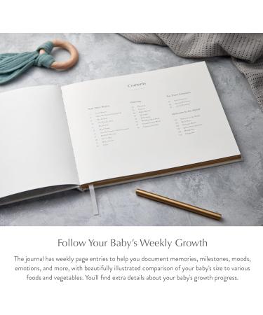 Your Edition Luxury Pregnancy Journal & Baby Memory Book - Planner Gift for Expecting Mums & First Time Parents - Includes Checklist and Photo Section - Gift Boxed with Gold Foil - Buy Online on GoSupps.com
