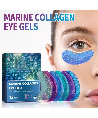 Marine Collagen Eye Bags Treatment Anti Aging Eye Mask Patches Marine Collagen Eye Gel Eye Gel Pads Under Eye Mask Gel Pads Eye Moisturizer Mask Eye Gel Pads for Puffy Eyes - Buy Online on GoSupps.com