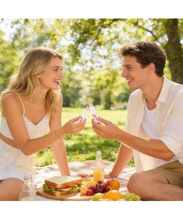 Natural Strawberry Lip Balm Nourishing and Moisturizing | Moisturizing and Softening Lip Butter - For Women Men and Girls - Ideal for Winter Travel Parties Everyday Use Work and Birthdays - Buy Online on GoSupps.com