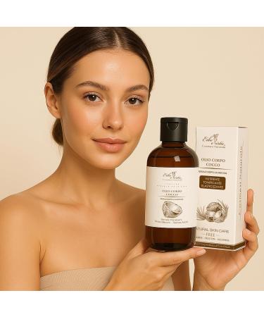  Erbe e Virt Moisturizing Body Oil - Nutritious 200ml Coconut Scent - Ideal for Dry Skin - Natural Product 100% Made in Italy - Buy Online on GoSupps.com
