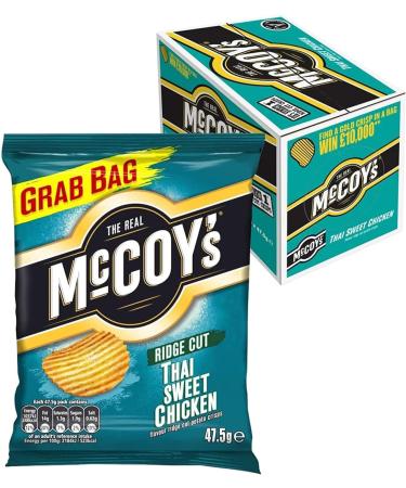 McCoy's Crisps Selection Pick Any 3 Cases of 36x45g for Any Flavours of Your Choosing - Includes 7 Varieties of Crunchy Potato Crisps Perfect for Snacking - Buy Online on GoSupps.com