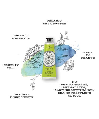 La Chatelaine 20% Shea Butter Hand Cream Lemon Verbena | Organic Argan Oil | Moisturizing & Nourishing Hand Care | Repairing Formula | Extra Rich & Non-Greasy | Made in France | Paraben Free | Travel Size 1 fl oz - Buy Online on GoSupps.com