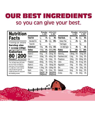 Organic Valley Prenatal Support Chocolate Smoothie Mix 10 oz - Organic Pregnancy Nutrition - Buy Online on GoSupps.com
