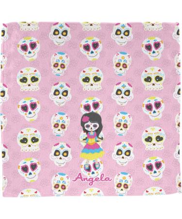 Personalized Kids Sugar Skulls Washcloth | YouCustomizeIt | Unique Gifts for Kids - Buy Online on GoSupps.com