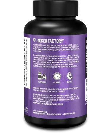 Jacked Factory Burn-XT (60 Capsules) + Lean-PM (60 Capsules) + Lean-XT (60 Capsules) 24-Hour Weightloss Stack w/Clinically Studied Thermogenic Fat Burners & Nighttime Weight Loss Sleep Aid - Buy Online on GoSupps.com