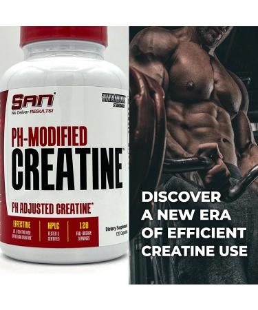 Buy SAN Nutrition PH Modified Creatine - Buffered Formula for Enhanced Muscle Strength & Performance | 120 Servings - International Shipping Available - Buy Online on GoSupps.com