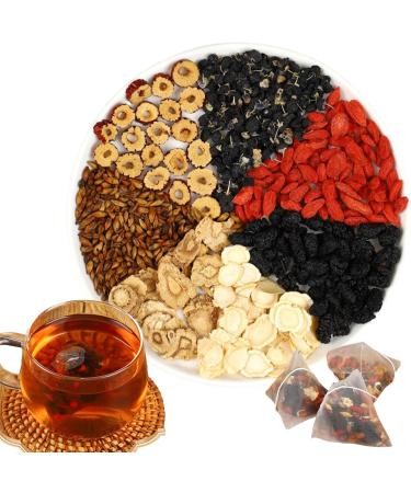 40 Packs Ginseng Six Treasures Nourishing Tea for Kidney Health Care Chinese Medicine Nourishing for Men Gentle Detoxifying - Buy Online on GoSupps.com