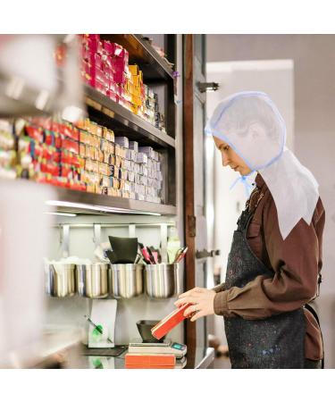 Healvian Lot de 12 Bonnets Jetables Bleu pour M ches de Cheveux sans Crochet Film Plastique Imperm able Petits Trous Taille Unique pour Salon de Coiffure et Coloration Capillaire - Buy Online on GoSupps.com