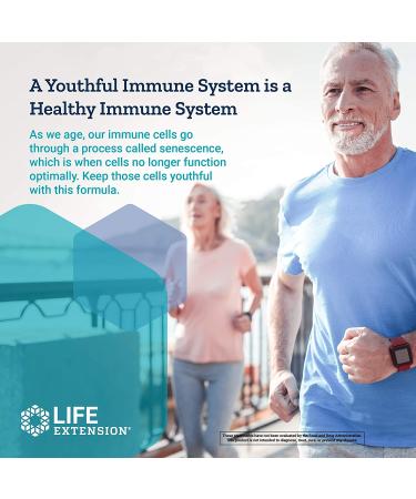 Life Extension Immune Senescence Protection Formula - 60 Vegetarian Tablets for Enhanced Immunity - Buy Online on GoSupps.com