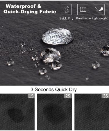 Boys Quick Dry Convertible Cargo Pants - Dark Gray | UPF 50+ Water Resistant Outdoor Hiking Pants - Size 14 Years - Buy Online on GoSupps.com