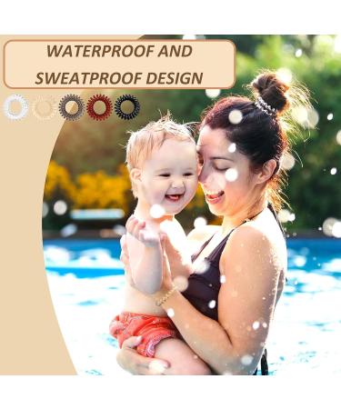 12 Spiral Hair Bands Plastic Hair Bands Multi-Color Hair Bands Comfortable Curly Hair Bands Ponytail Hair Bands for Ladies and Girls with Thick or Thinning Hair - Buy Online on GoSupps.com