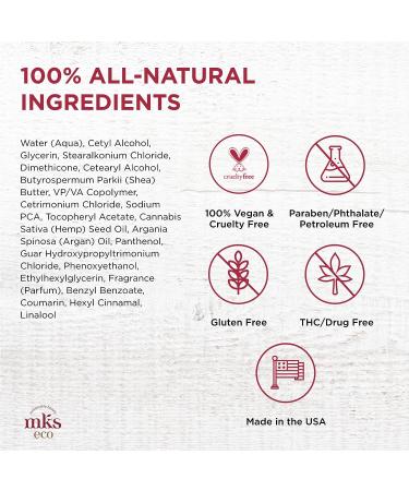 MKS Eco Moisture Masque - 7 oz Hydrating Hair Mask with Argan Oil & Hemp Seed Oil - Buy Online on GoSupps.com