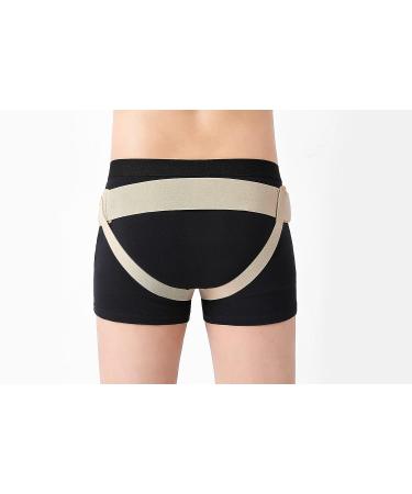 Hernia Belt for Men & Women - Groin Support with Adjustable Waist Strap & Removable Compression Pads - Medium Size - Buy Online on GoSupps.com