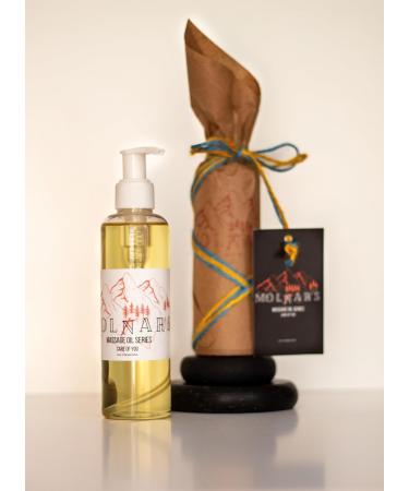 Buy MOLFAR S Carpatian Handmade ECO 100% Pure Massage Oil - Antioxidant Blend of Rapeseed Coconut Walnut Hazelnut & Berries | Ukrainian Artisans - Buy Online on GoSupps.com