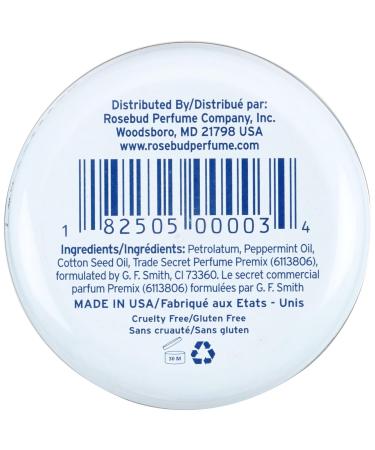 Rosebud Minted Rose Lip Balm Tin - Nourishing Minted Rose Flavor for All Skin Types - International Shipping Available - Buy Online on GoSupps.com