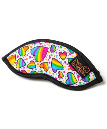 Dream Essentials Hush Children's Travel and Sleep Mask - Sweet Hearts - Handmade in The USA