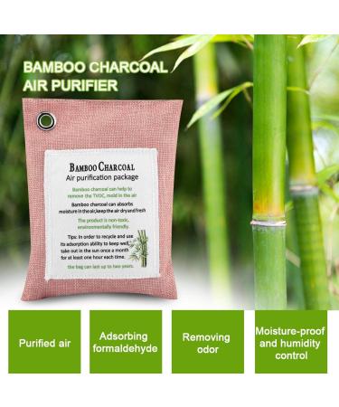Shanrya Air Purification Bags - Non-Toxic Bamboo Charcoal Deodorizer | Remove Formaldehyde (7.2 x 5.7 inches) - Safe & Effective Air Freshener - Buy Online on GoSupps.com