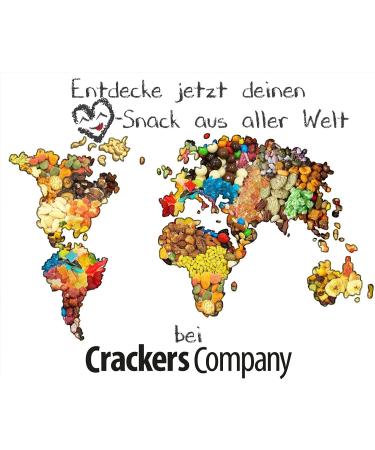  Crackerscompany 1 x 350g snack with delicious corn smoke flavor - Vegetarian mix - Buy Online on GoSupps.com