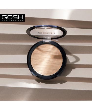 Gosh Bronzing Powder 002 Natural | Vegan Bronzer for Sun-Kissed Skin | Perfume-Free Healthy Glow | Ideal for Cheeks Shoulders & Decolletage - Buy Online on GoSupps.com