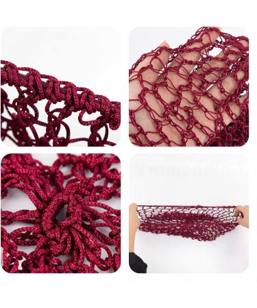 3 Pack Framedino Mesh Hair Net Crochet Snood Caps for Women - Stylish Sleepwear - Buy Online on GoSupps.com