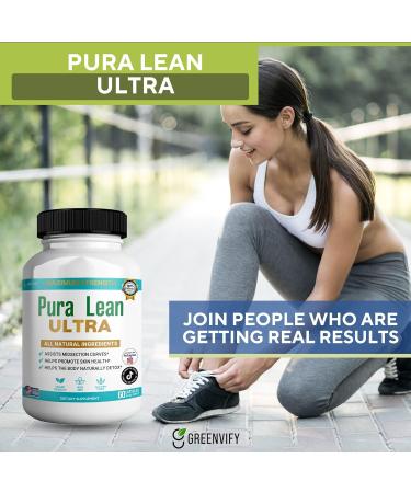 GREENVIFY Pura Lean Ultra Maximum Strength Dietary Supplement All Natural Ingredients 60 Capsules 30-Day Supply (1) - Buy Online on GoSupps.com