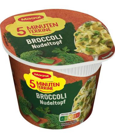 Buy MAGGI 5 Minute Terrine Broccoli Noodle Pot - Delicious Instant Meal Ready to Eat Noodles Pack of 8 (8 x 50g) - International Shipping Available - Buy Online on GoSupps.com