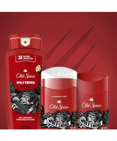 Old Spice Wolfthorn Aluminum-Free Deodorant for Men 3 oz - Pack of 3 | 48 Hr. Protection - Buy Online on GoSupps.com